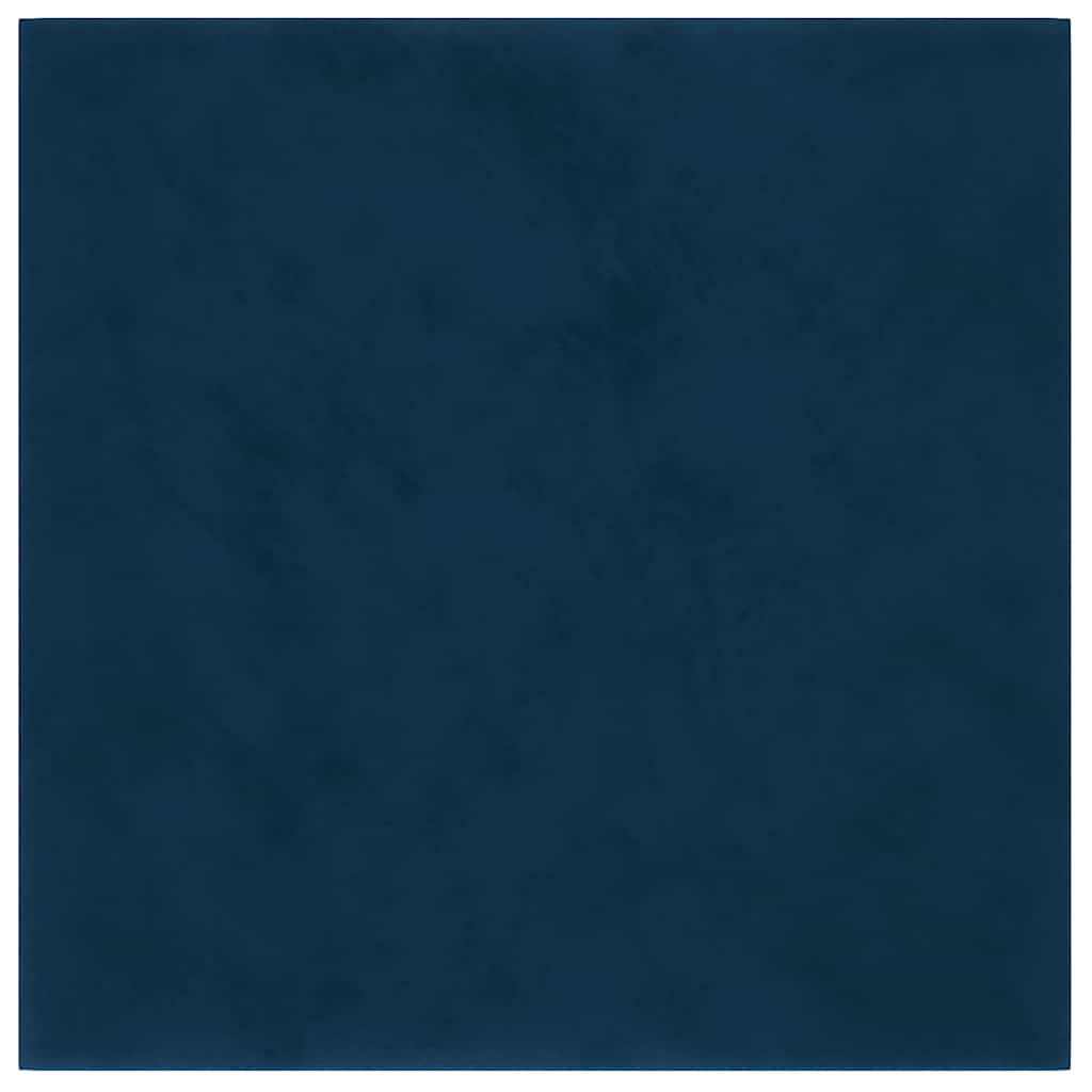 Vidaxl -Wandplatten 12 ST 1,08 m² 30 x 30 cm Samtblau