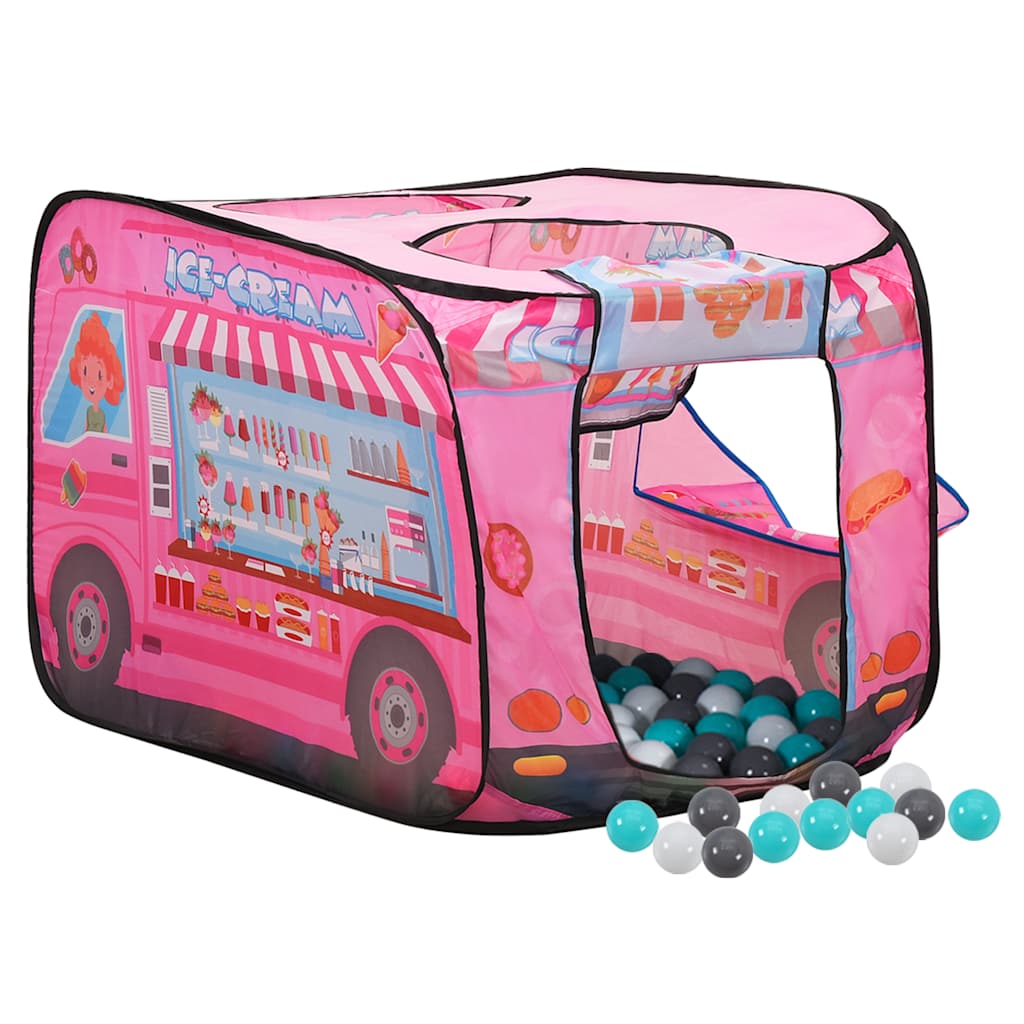 Vidaxl Kinderspielzelt mit 250 Bällen 70x112x70 cm Pink