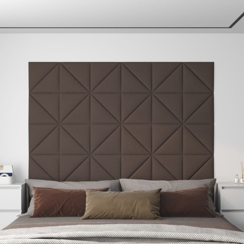Vidaxl -Wandplatten 12 Stk 0,54 m² 30 x 30 cm Stofftaupe