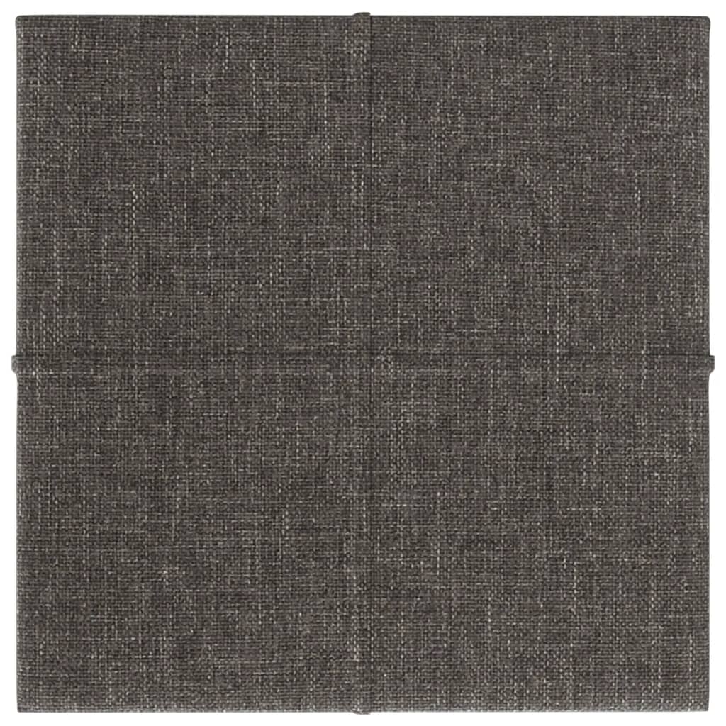 Vidaxl -Wandplatten 12 ST 1,08 m² 30 x 30 cm Dunkelgrau