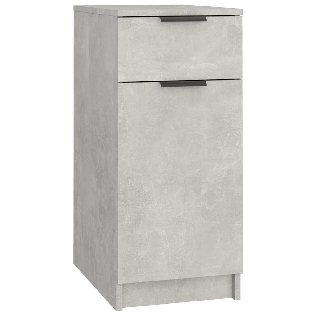 Vidaxl bureaukast 33,5x50x75 cm bewerkt hout betongrijs