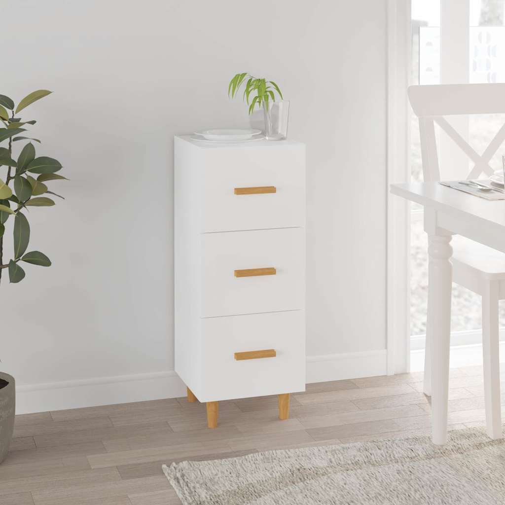 Vidaxl dressoir 34,5x34x90 cm bewerkt hout wit