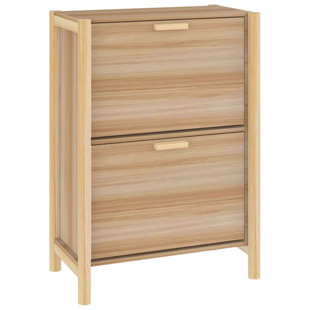 Vidaxl Schuhschrank 57,5 x 33 x 80 cm verarbeitetes Holz