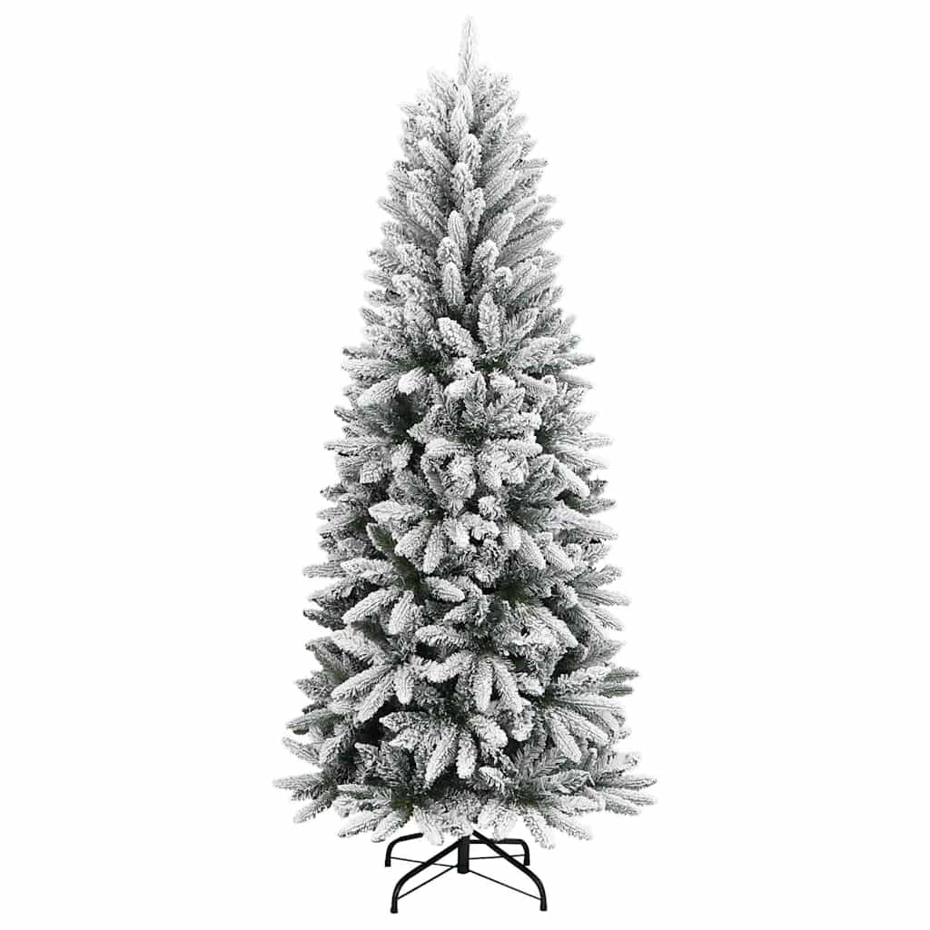 Vidaxl Kunstkerstboom mit Schnee 120 cm PVC und PE