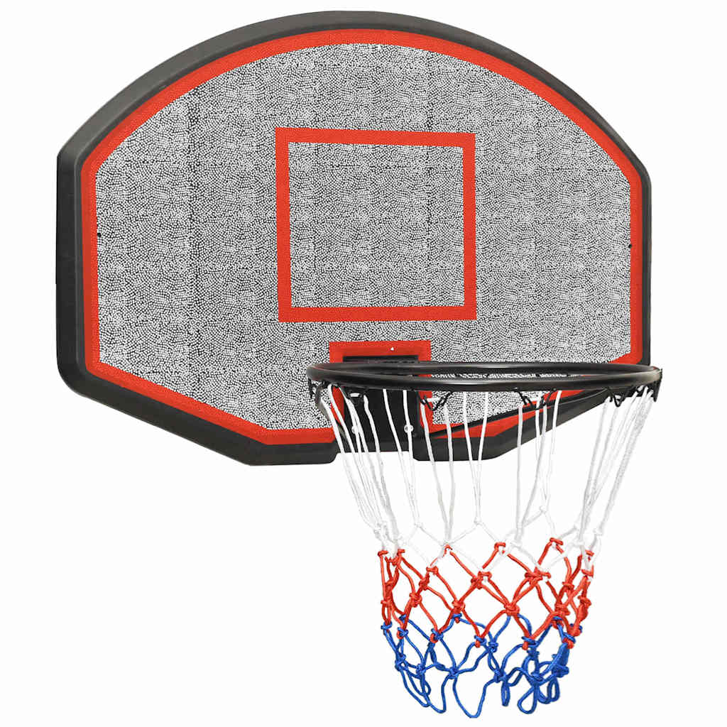 VIDAXL -Basketballbrett 71x45x2 cm Polyethylenschwarz