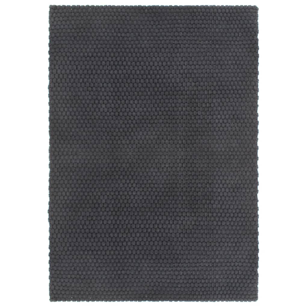 VIDAXL Rechteckige 200x300 cm Baumwoll -Anthrazit -geläutet
