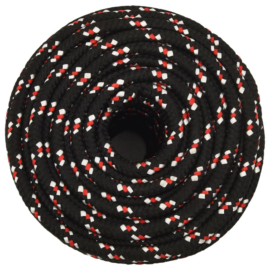 VIDAXL -Kofferchen -Seil 12 mm 25 m Polypropylenschwarz