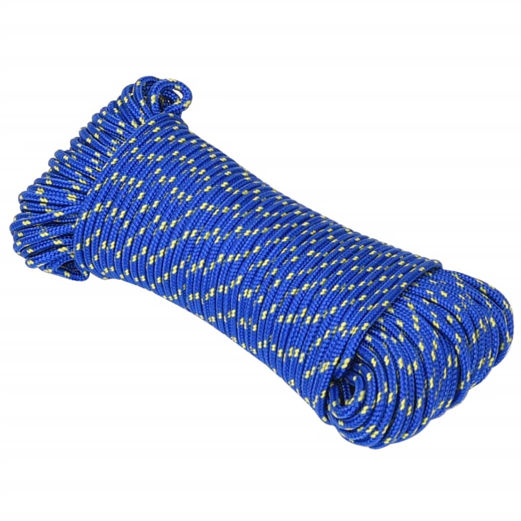Vidaxxl Bootsseil 5 mm 25 m Polypropylen blau