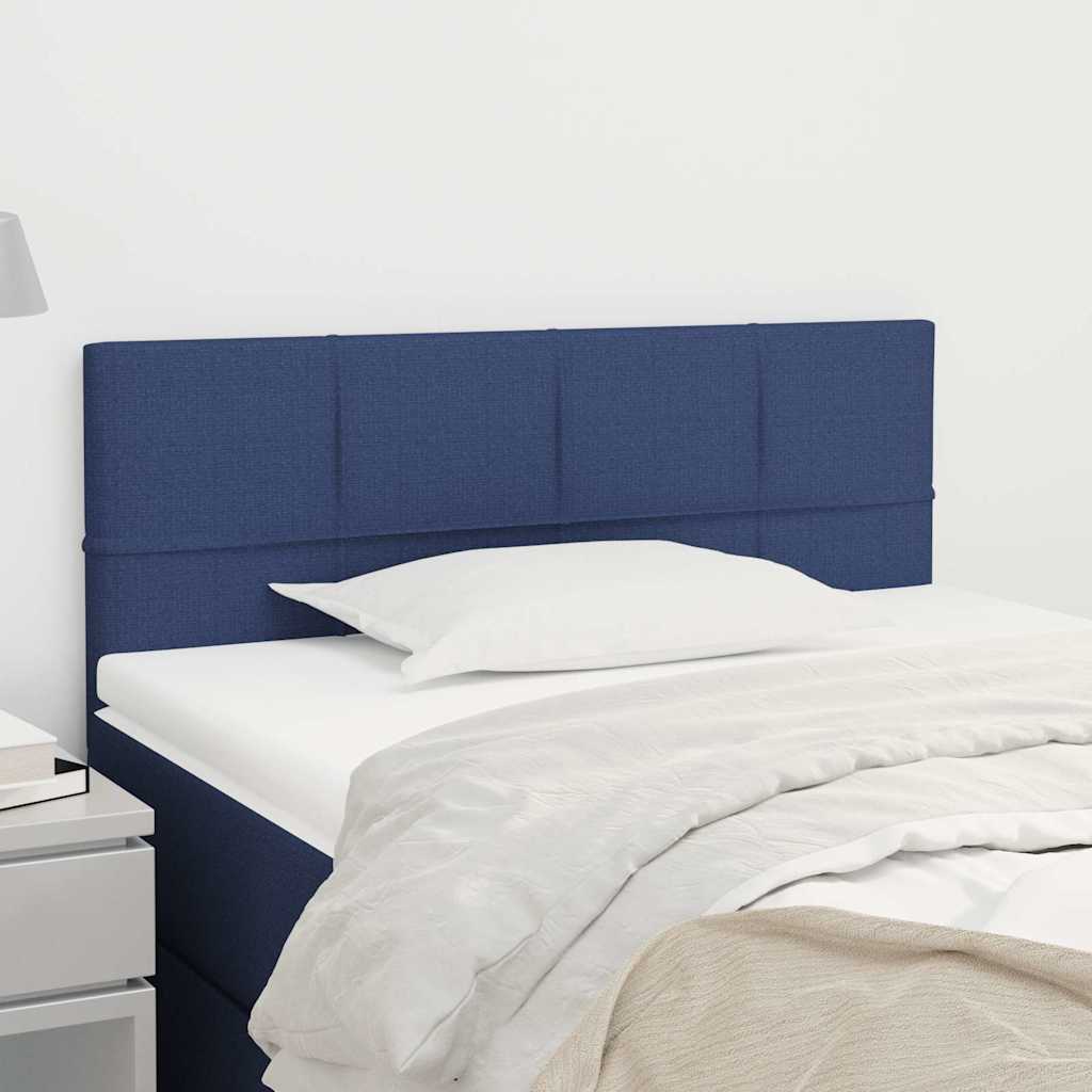 Vidaxl hoofdbord 80x5x78 88 cm stof blauw