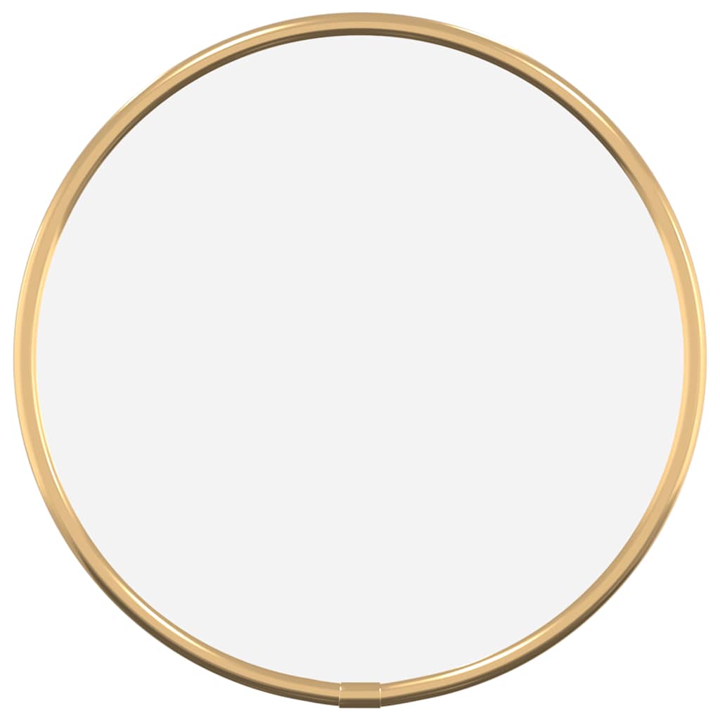 Vidaxl -Wandspiegel um Ø20 cm Gold gefärbt