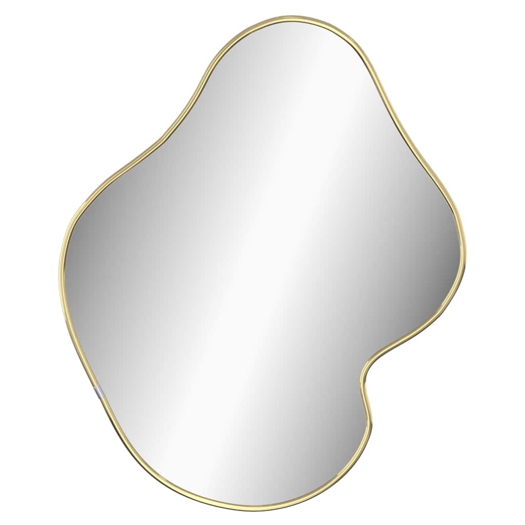 Vidaxl Wandspiegel 60x50 cm Gold gefärbt