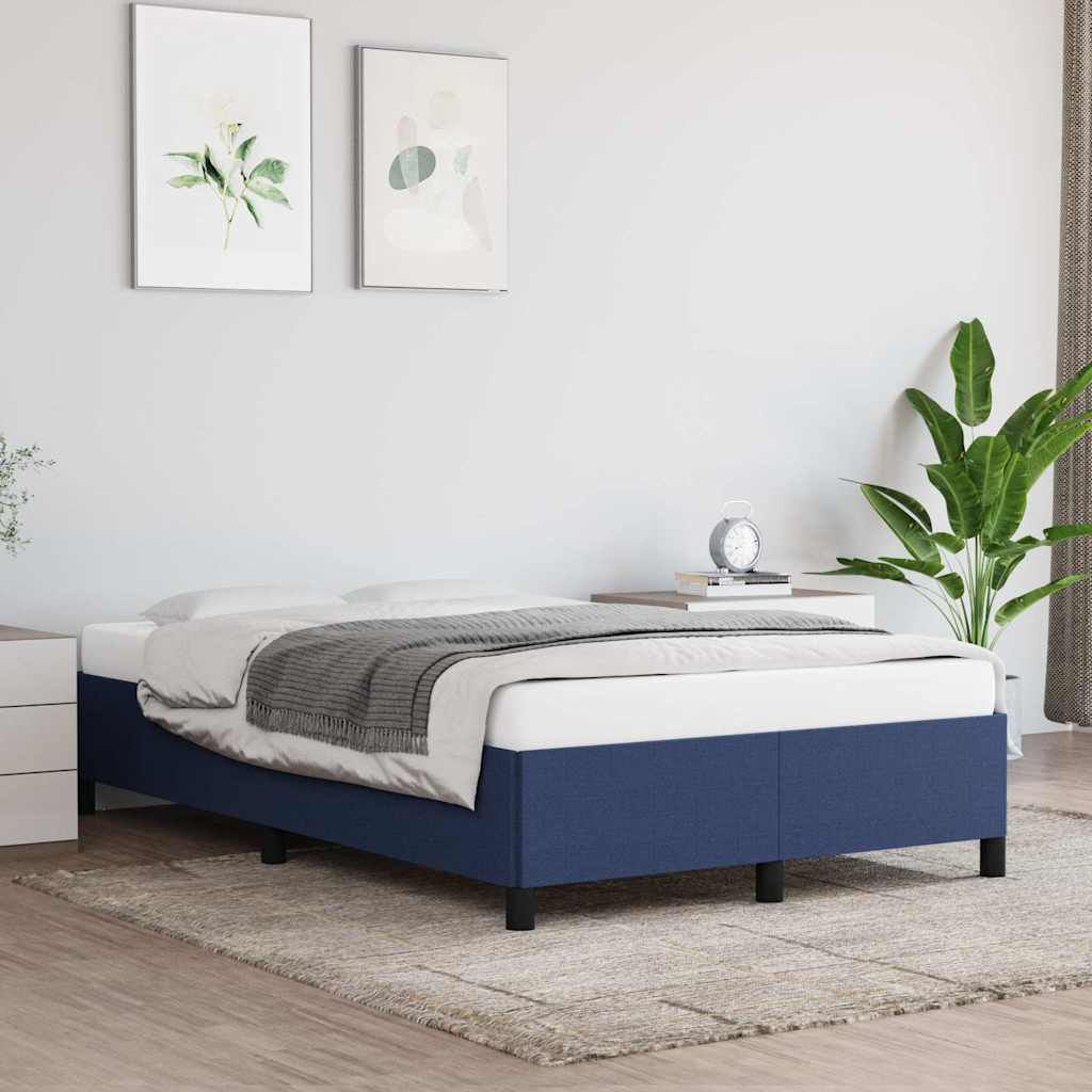 Vidaxl bedframe zonder matras 120x200 cm stof blauw