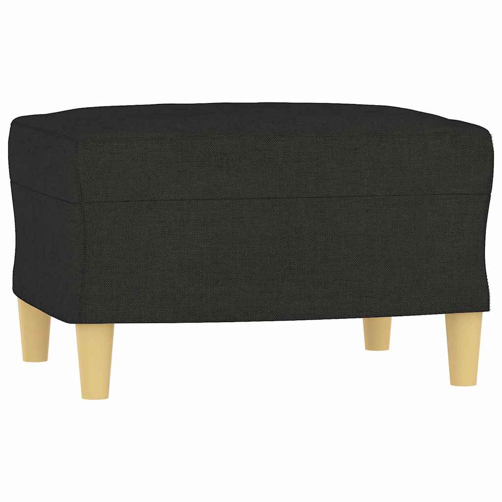 Vidaxl voetenbank 60x50x41 cm stof zwart