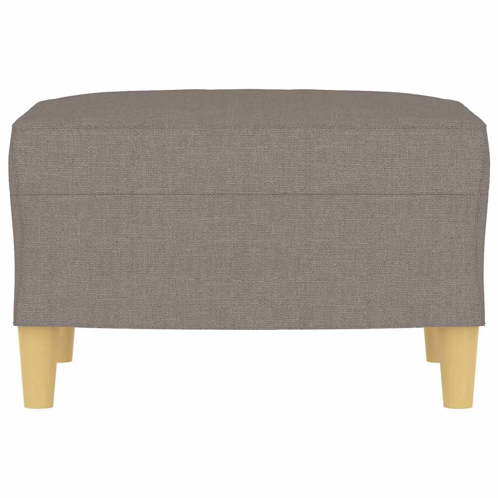Vidaxl voetenbank 60x50x41 cm stof taupe