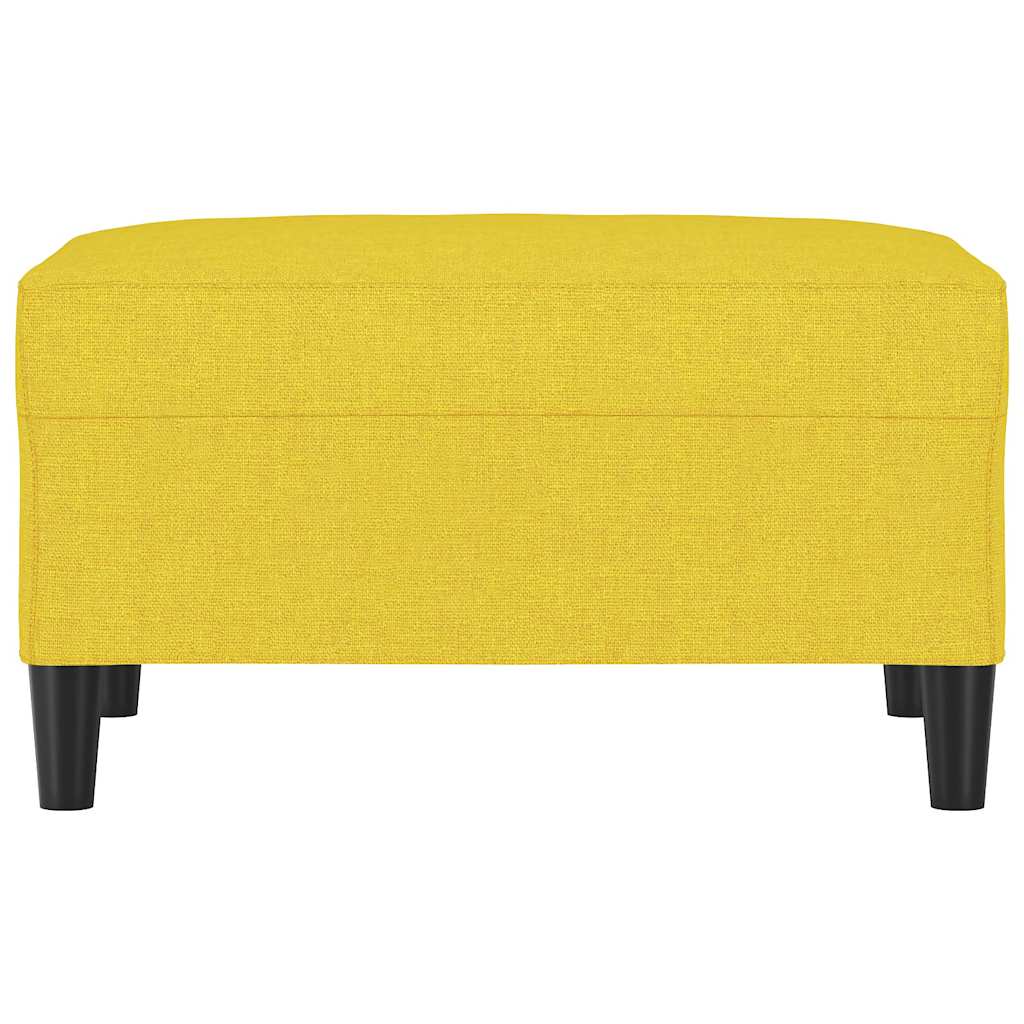 Vidaxl voetenbank 70x55x41 cm stof lichtgeel