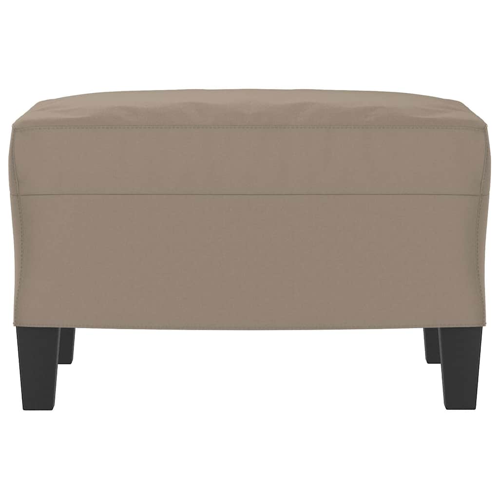 Vidaxl voetenbank 60x50x41 cm microvezelstof taupe
