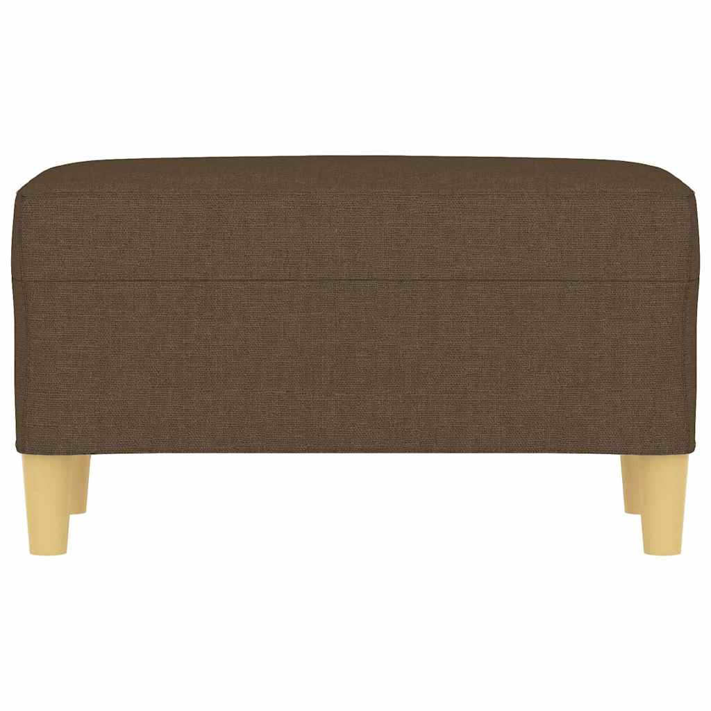 Vidaxl bankje 70x35x41 cm stof bruin