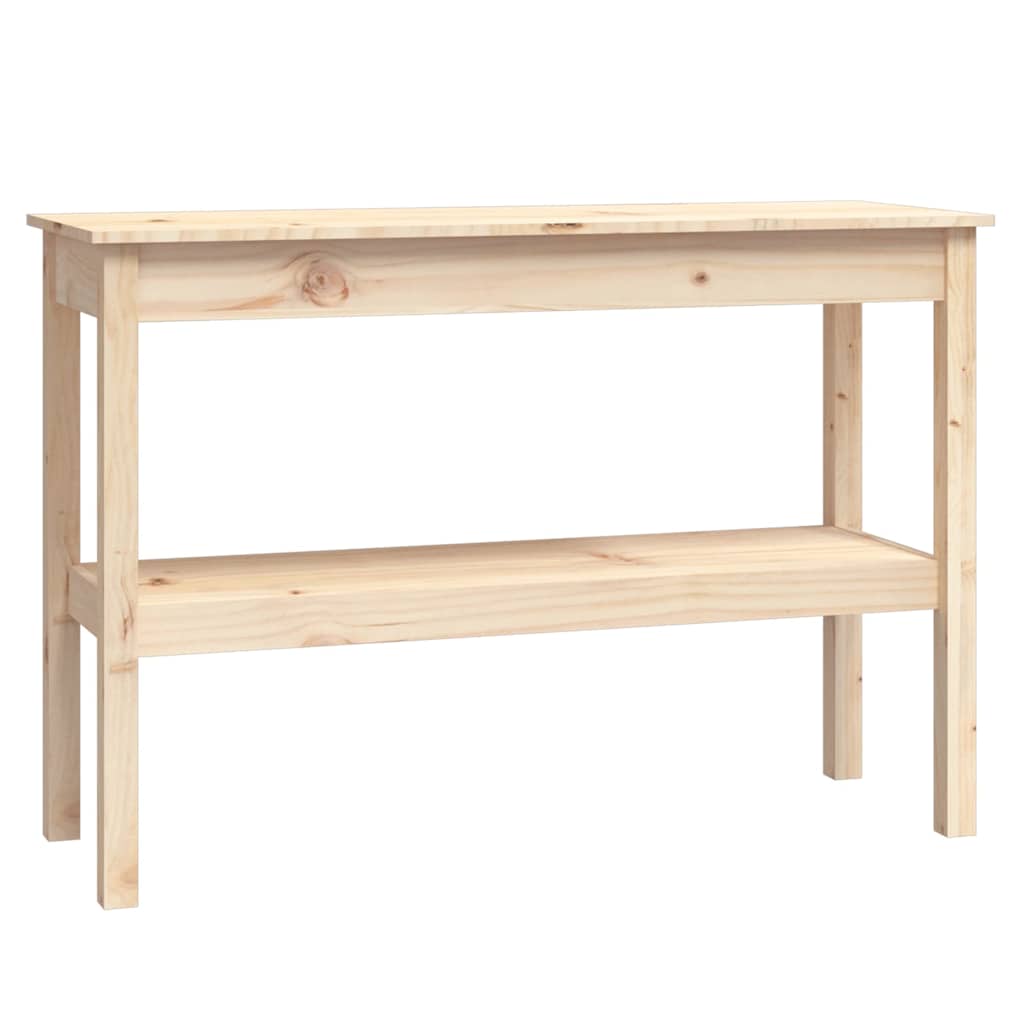 Vidaxl wandtafel 110x40x75 cm massief grenenhout