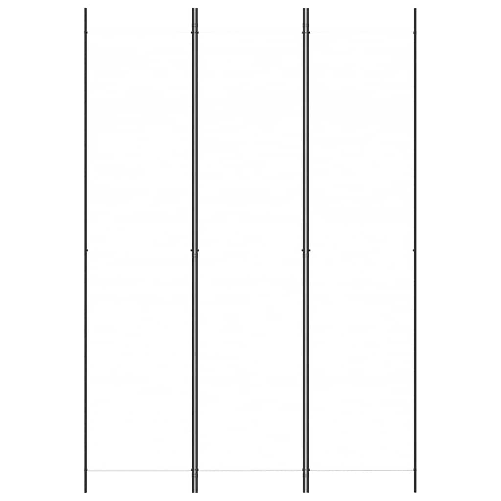 Vidaxl kamerscherm met 3 panelen 150x220 cm stof wit