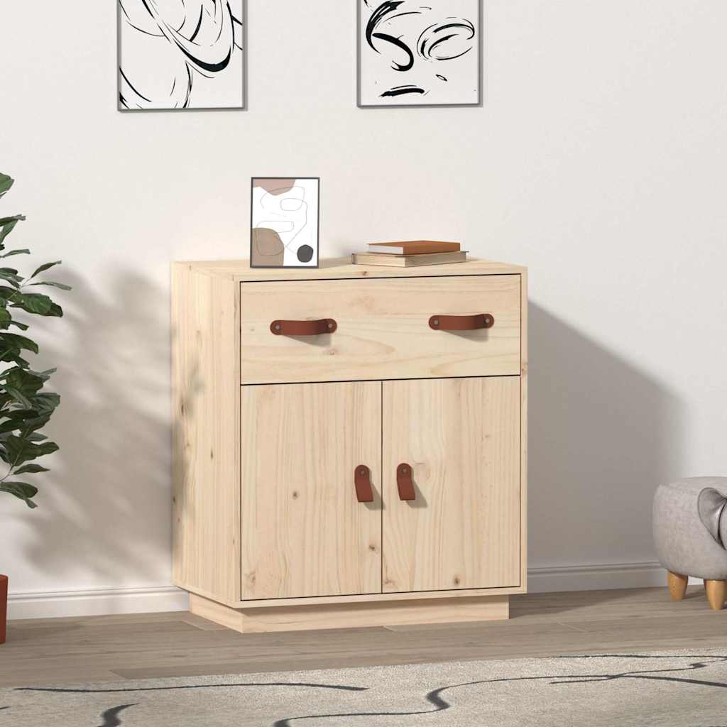 Vidaxl dressoir 65,5x40x75 cm massief grenenhout