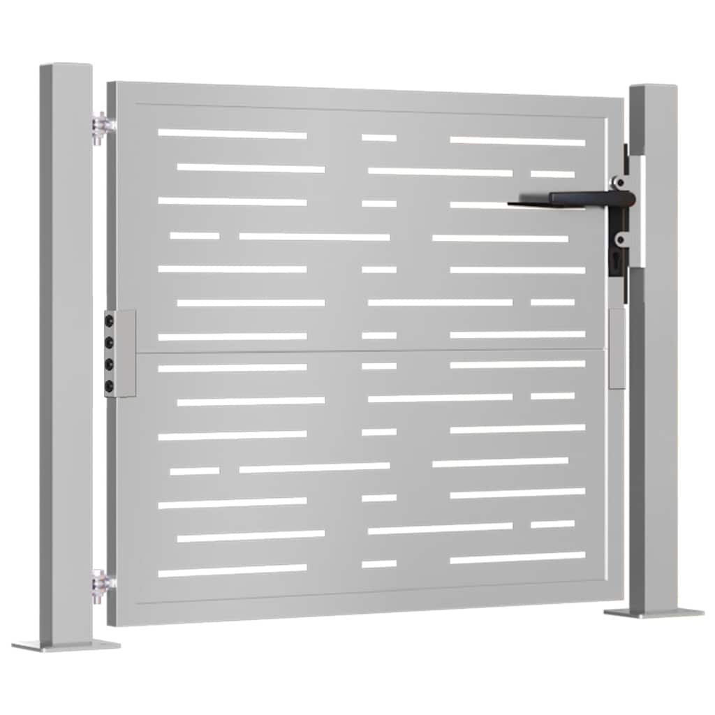 Vidaxxl Tor quadratisch 105x80 cm Cortenstahl