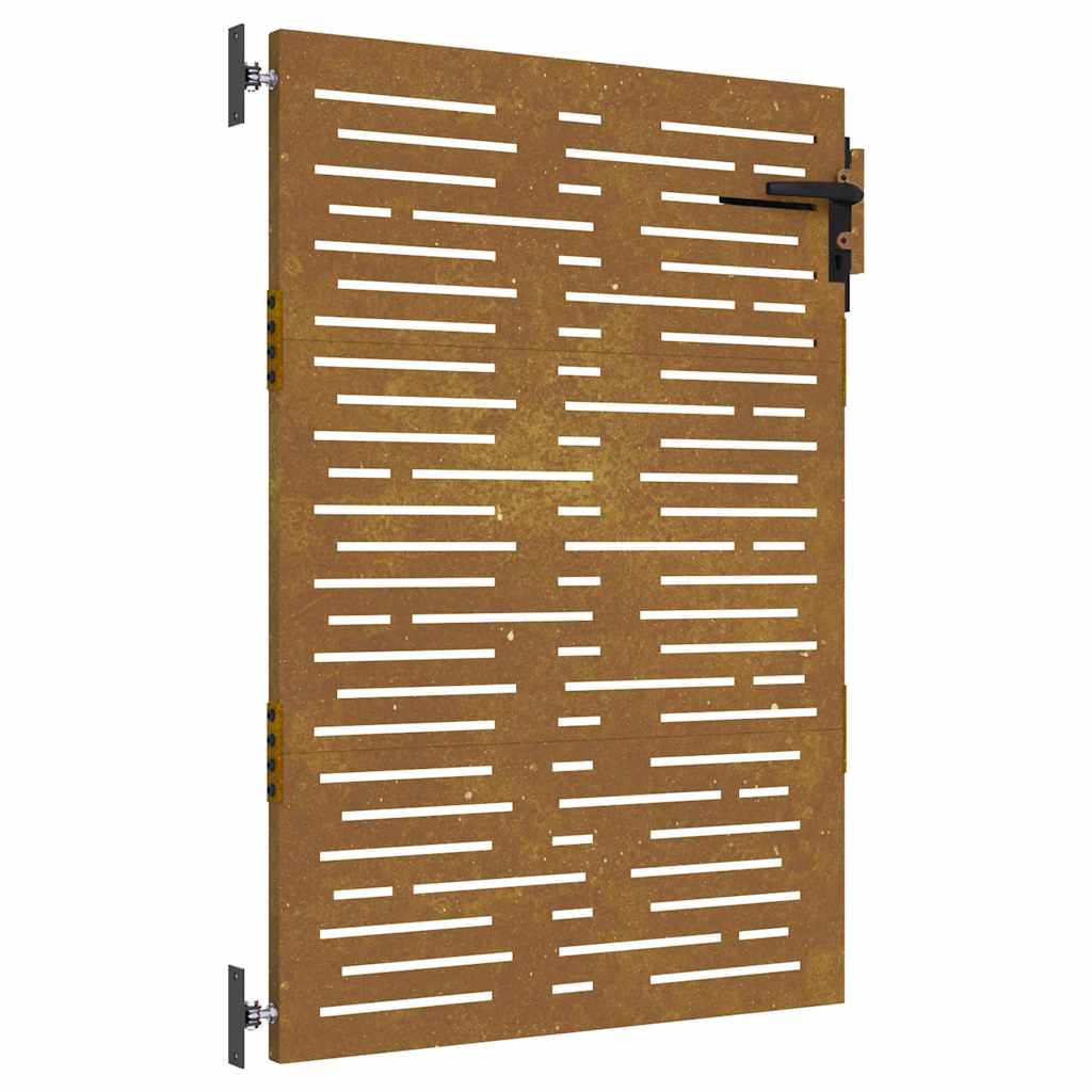 Vidaxxl-Tor 85x125 cm quadratischer Cortenstahl