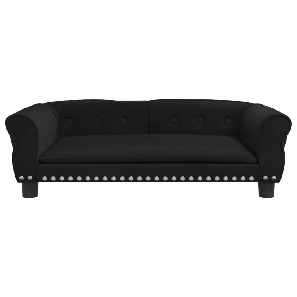 Vidaxl Hundekorb 95x5 x 30 cm Samt Schwarz