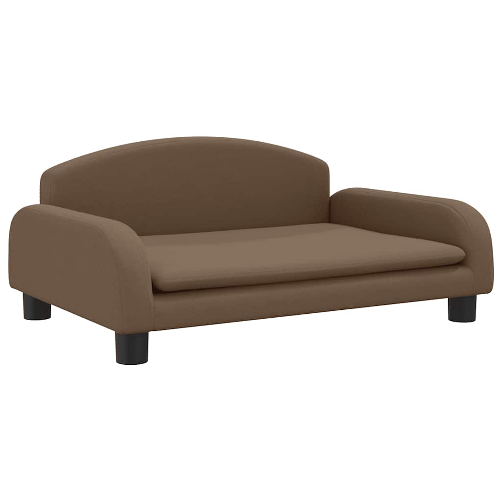 VidaXL Hundebett 70x45x30 cm Stoff braun