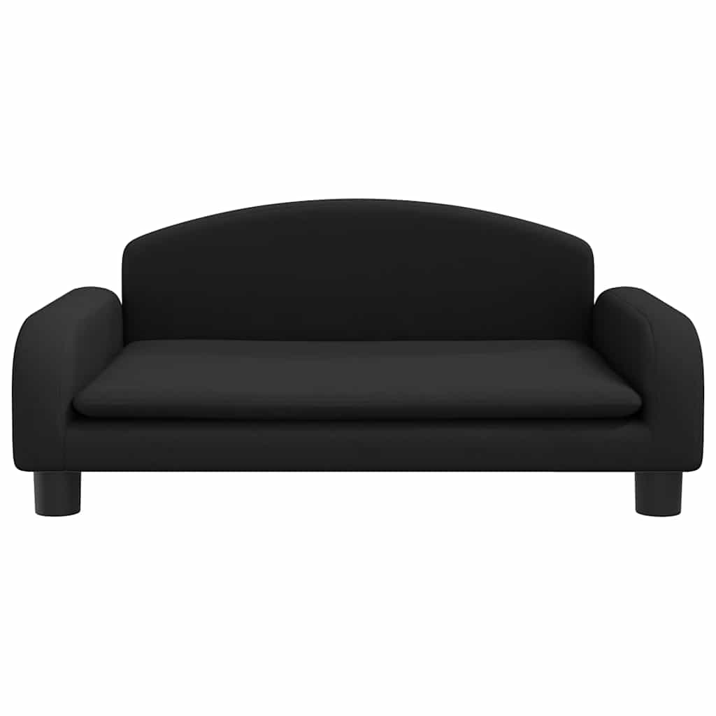 VidaXL Hundebett 70x45x30 cm Stoff schwarz