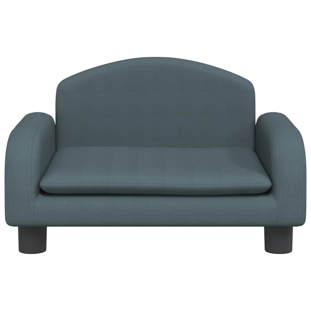 Vidaxl Hundekorb 50x40x30 cm Stoff dunkelgrau