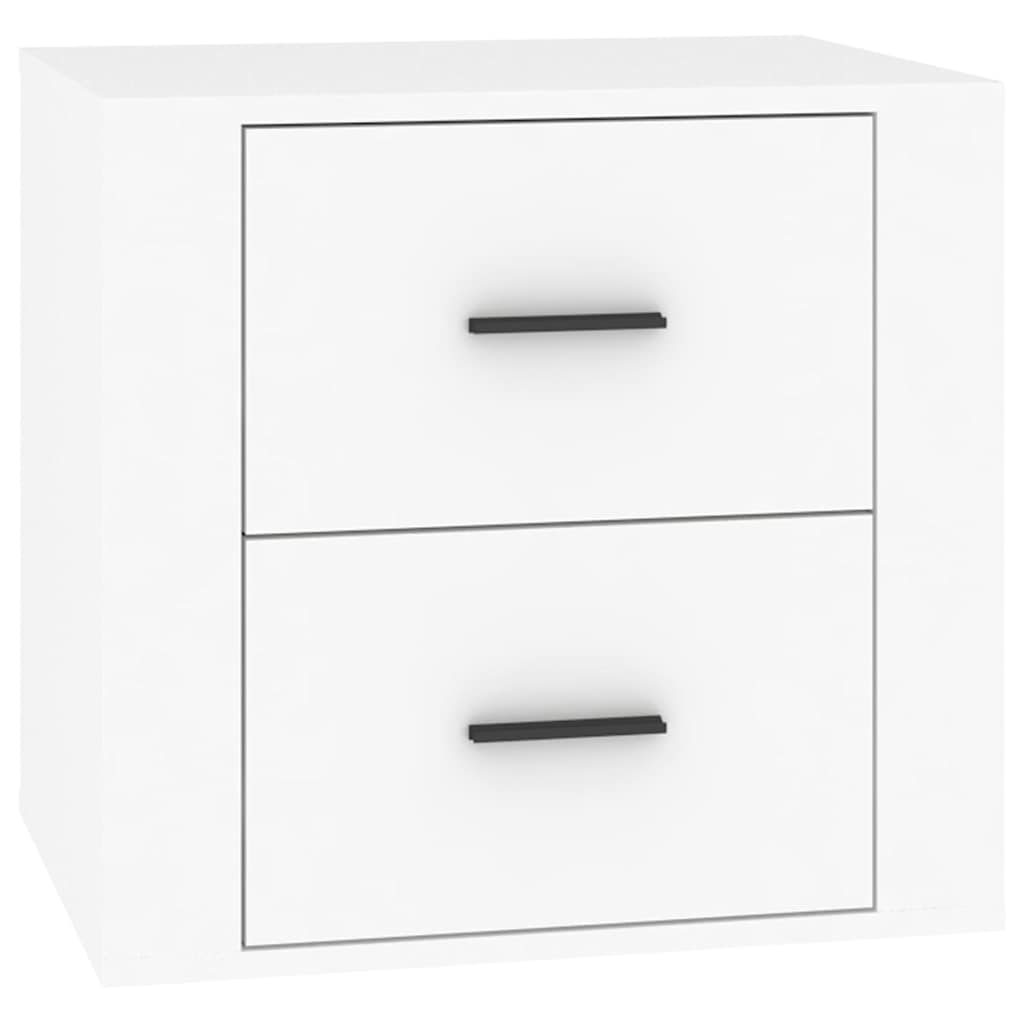 Vidaxl nachtkastje 50x39x47 cm wit