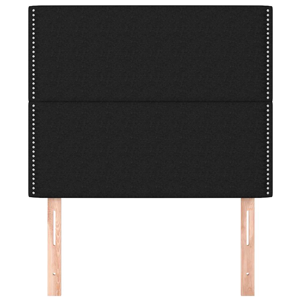 Vidaxl hoofdbord zwart 80x5x118 128 cm stof
