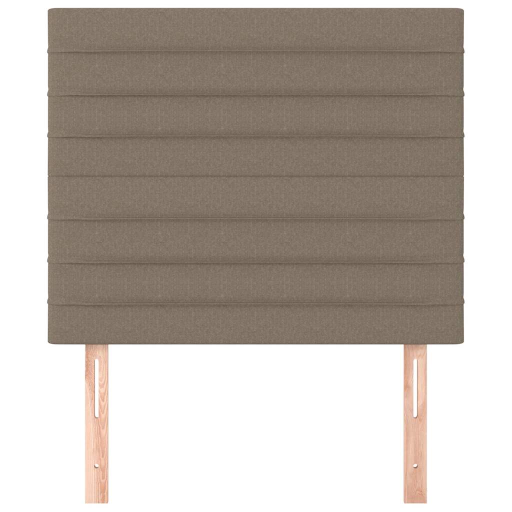 Vidaxl hoofdbord taupe 90x5x118 128 cm stof