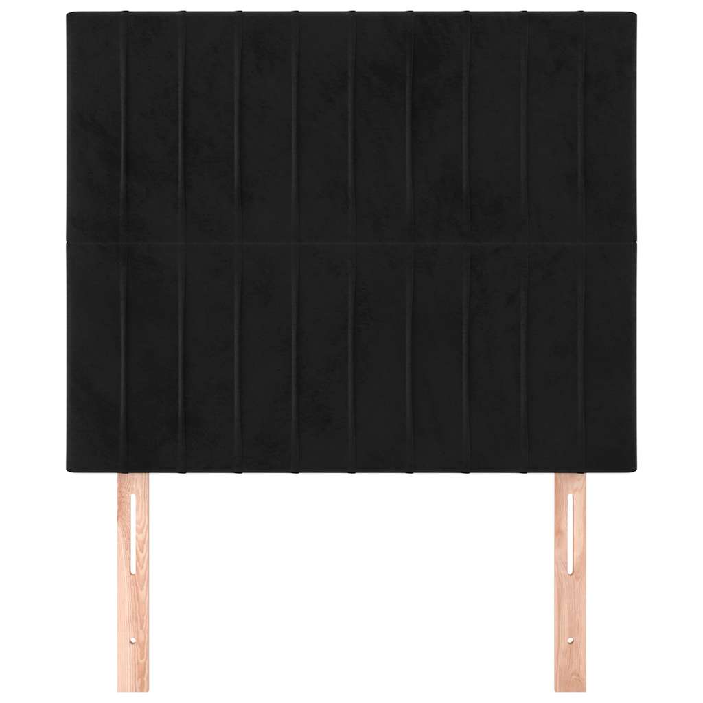 Vidaxl hoofdbord zwart 80x5x118 128 cm fluweel