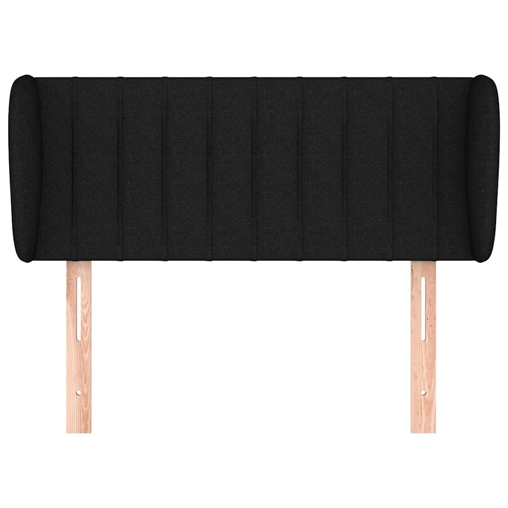 Vidaxl hoofdbord met randen 103x23x78 88 cm stof zwart