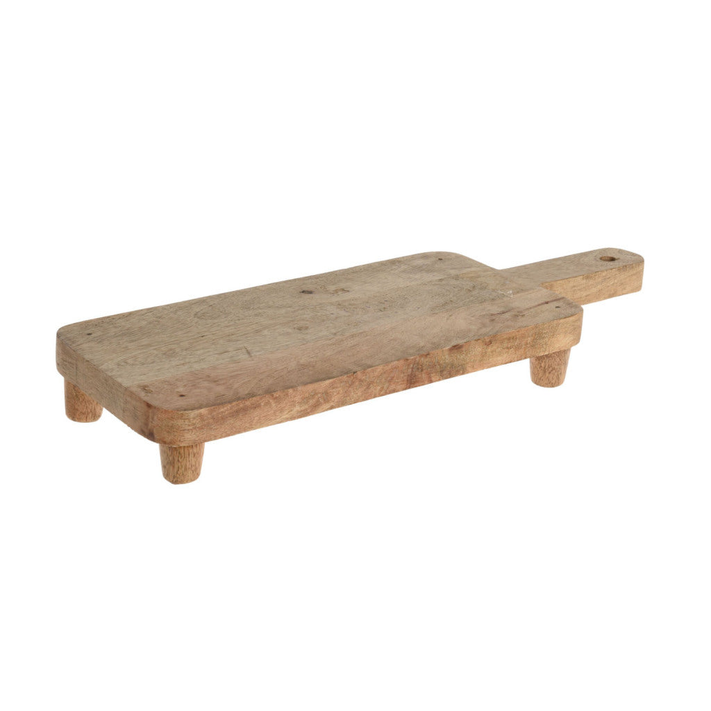 Schneidebrett aus Mangoholz anderer Marken mit Beinen 40x15x5 cm