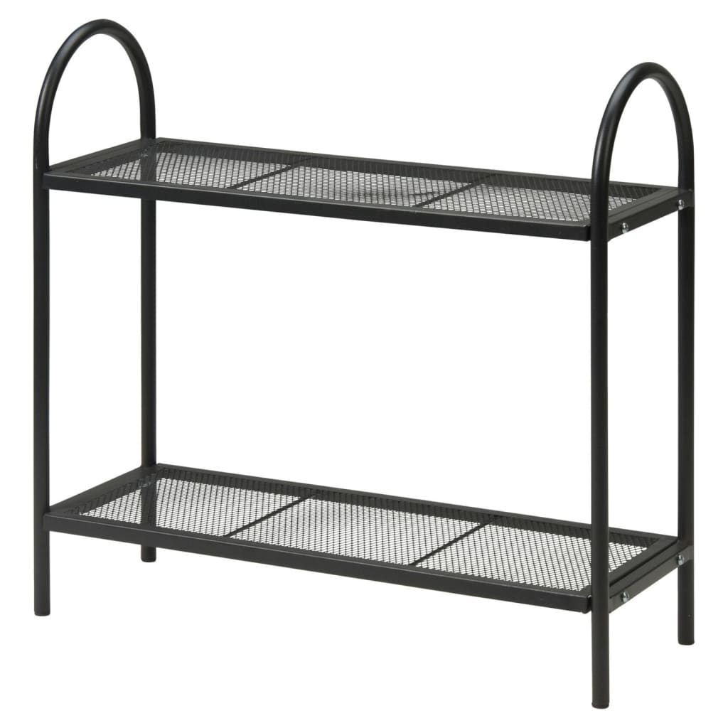 ProGarden -Pflanzenständer mit Mesh 60x22x58 cm Schwarz