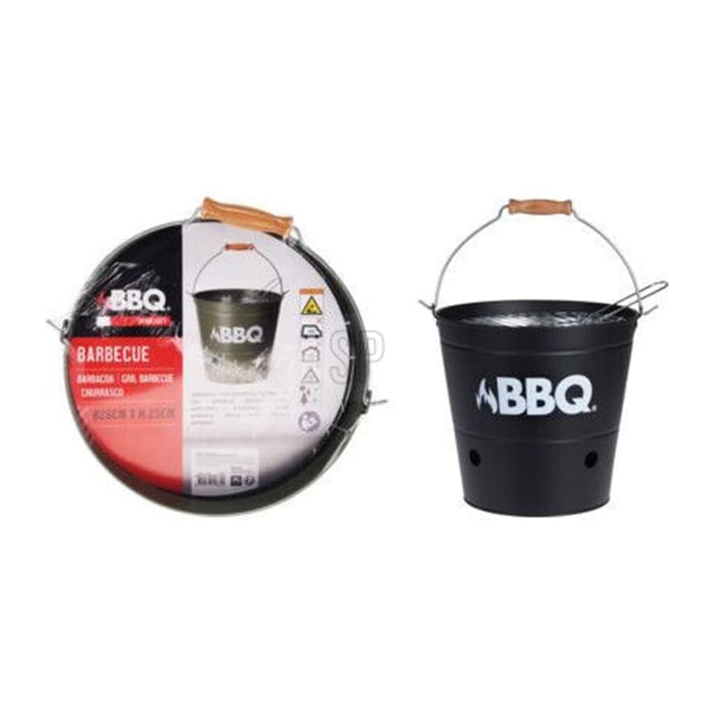 Prograrden Prograrden Barbecue Bucket BBQ 26 cm mattschwarz