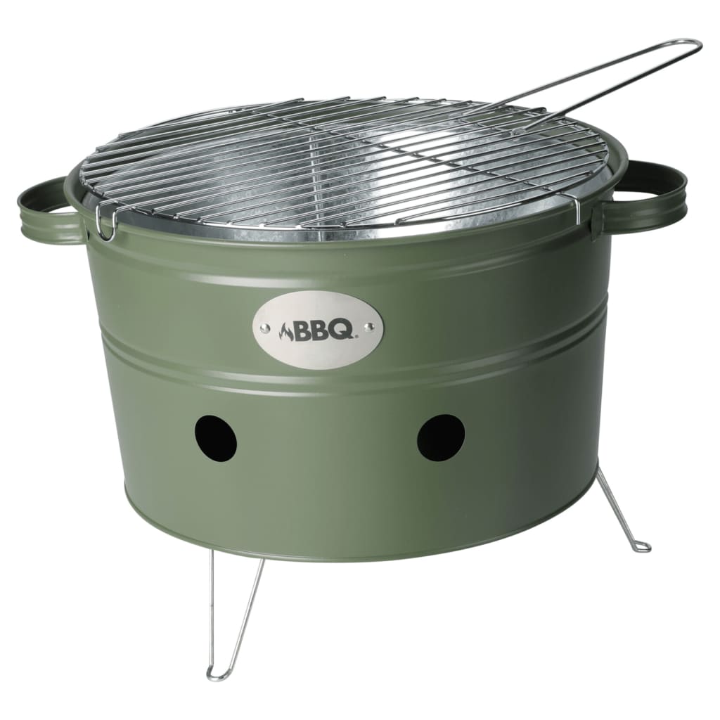 Progarden Barbecue Eimer mit 2 Griffen 34,5 cm Matolijf Grün