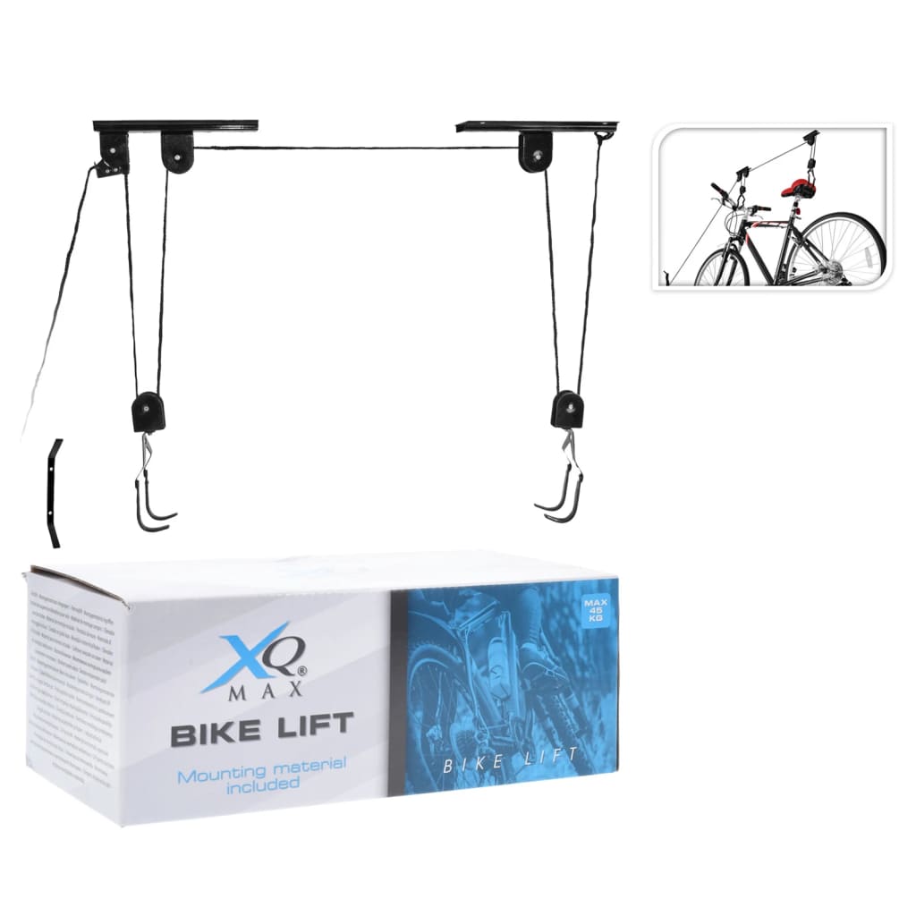 FX-Tools Fahrradhubdecke 45 kg montiert