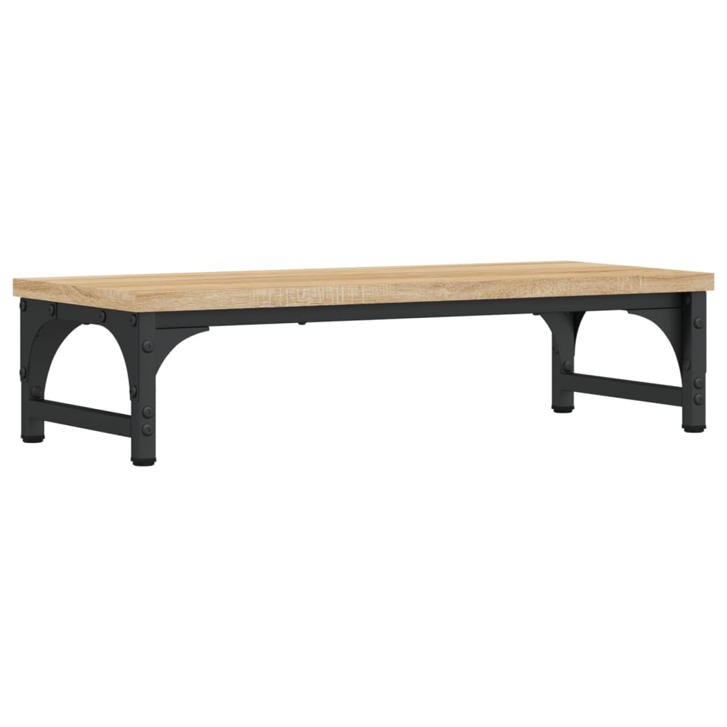 VidaXL Monitorständer 55x23x14 cm, Holzwerkstoff Sonoma-Eiche-farbig