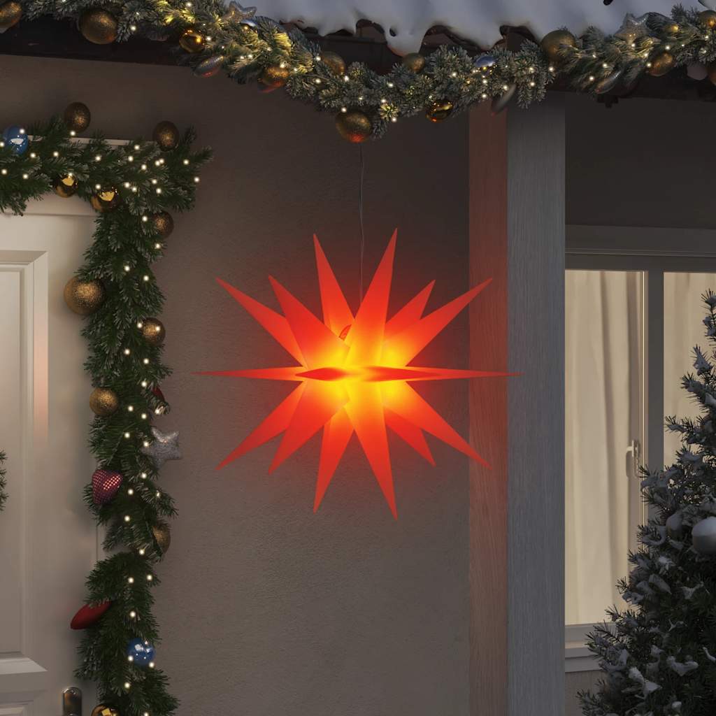 Vidaxl Weihnachtslampe mit LED faltbar 100 cm rot