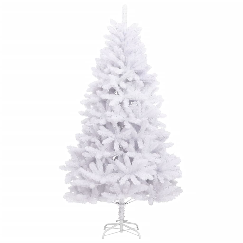 Vidaxl Kunstkerstboom mit Scharnieren und Standard 180 cm Weiß