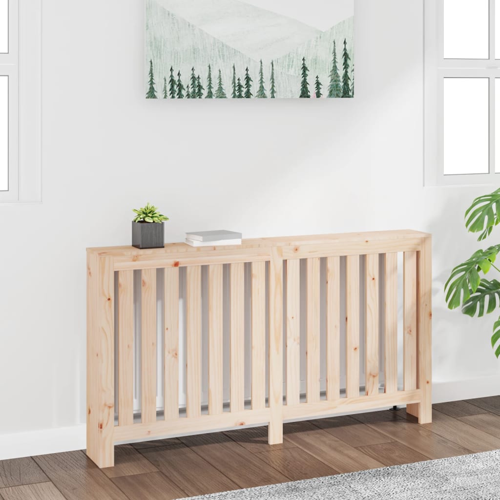 Vidaxx Heizkörperverkleidung 153x19x84 cm massives Kiefernholz