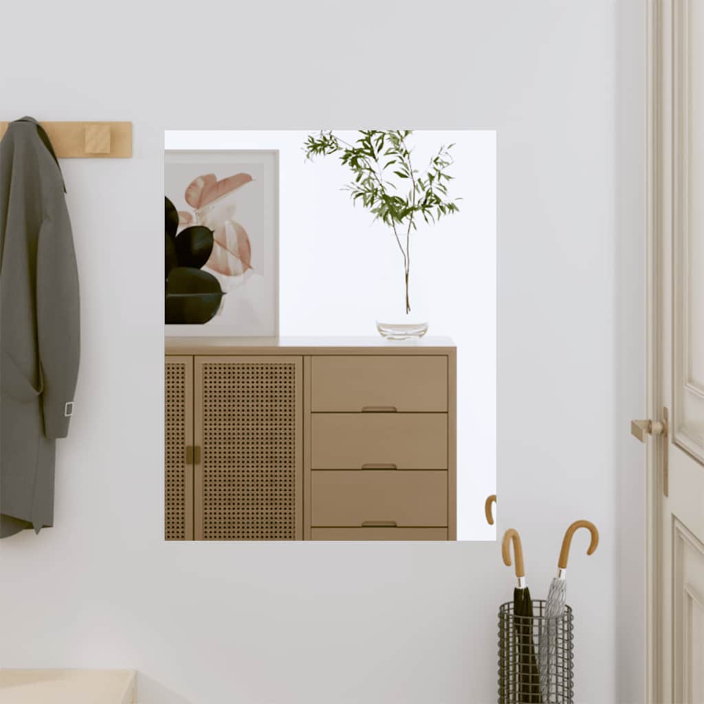 Vidaxx Wandspiegel 50x60 cm rechteckiges Glas