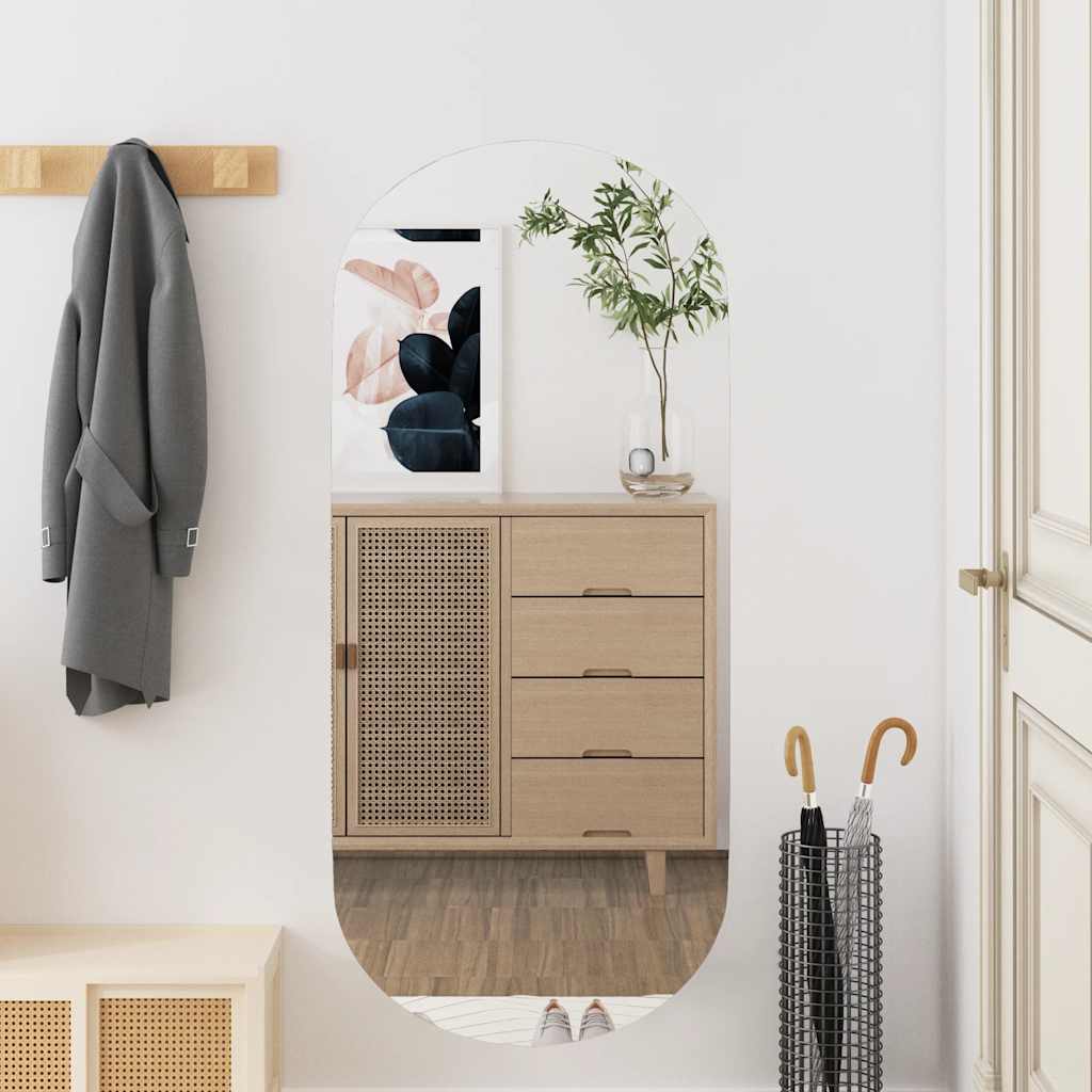 VidaXL Wandspiegel 40x90 cm ovales Glas