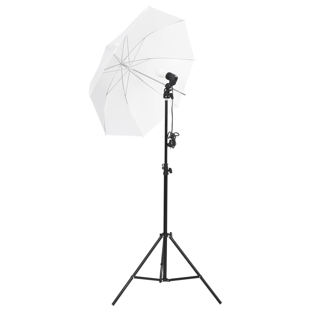 VidaXL Fotostudio-Set mit Beleuchtungsset Hintergrund und Reflektor