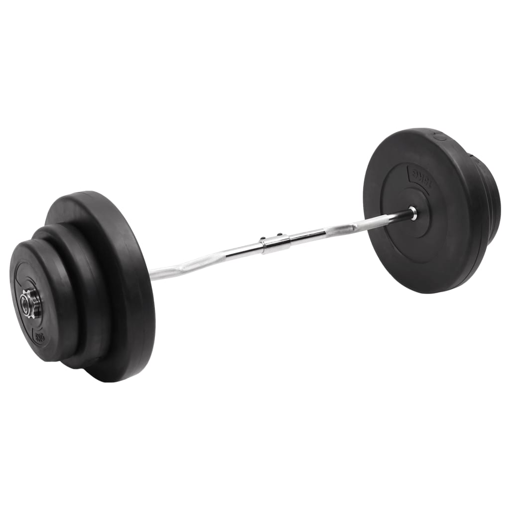 VidaXL gebogene Hantel mit Gewichten 60 kg