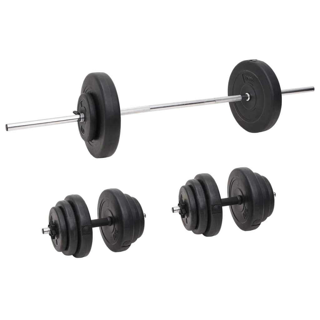 VidaXL Hantelset mit Gewichten 60 kg
