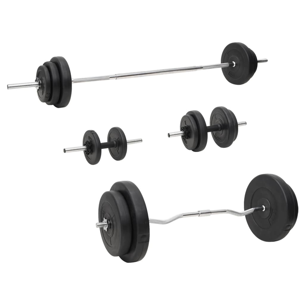 VidaXL Hantelset mit Gewichten 90 kg